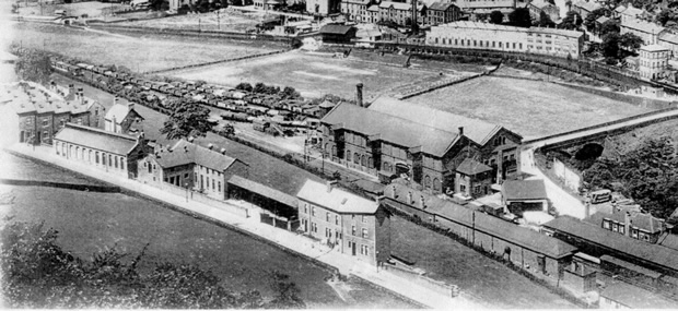HB station from the hillside 1900